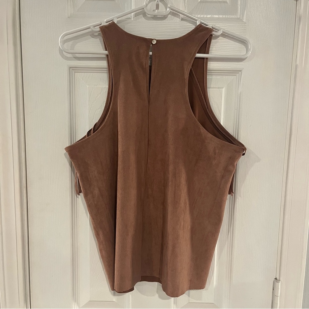 Hollister Brown Fringe Tank Top - Picture 4 of 7